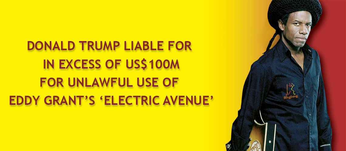 Donald Trump liable for unlawful use of Electric Avenue